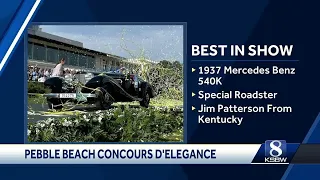 1937 Mercedes-Benz 540k Special Roadster wins Pebble Beach Concours d'Elegance Best in Show