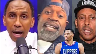 Stephen A Smith RESPONDS To Stephen Jackson & Gillie RIPPING Him For SNITCHING On Westbrook “I AM..