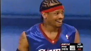 Allen Iverson 29pts 8asts 3stls vs Nuggets (2004)