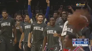 Ben Simmons hits his first career 3-POINTER | Titanic Edition