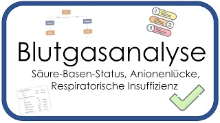 Blutgasanalyse (BGA) - Säure-Basen-Status, Anionenlücke, Respiratorische Insuffizienz - Teil 2