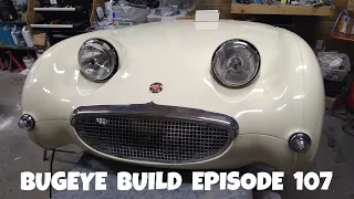 How to install front signal lights & bonnet wiring harness on an AH Sprite MK1. Bugeye Build Ep. 107