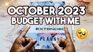 OCTOBER 2023 BUDGET WITH ME! ♥️