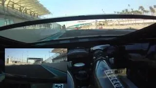 Ferrari on Yas Marina Circuit