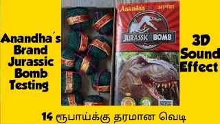 Terrible Experience with Jurassic Bomb Testing || Sivakasi Crackers 2022 || Anandha's Brand