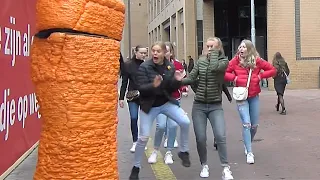 Do You Think These Girls got Scared by The Carrot ?! Angry Carrot Prank !!