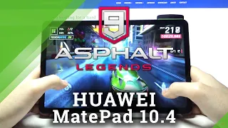 Test Game Asphalt 9 on HUAWEI MatePad 10.4 New Edition | Kirin 810 | 3GB RAM | Gameplay - FPS Check