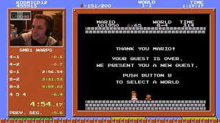 Super Mario Bros. Speedrun in 4:54.17 (April Fools)