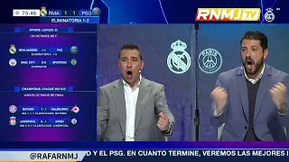 Así se narró la remontanda al PSG  en REAL MADRID TELEVISION