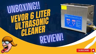 Unboxing And Review Vevor 6L Ultrasonic Cleaner - Will It Clean Greasy Hot Rod Parts