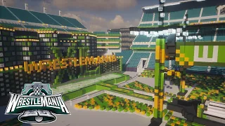 Minecraft || WWE WrestleMania XL (40) Stage Concept