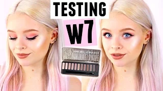 TESTING W7 MAKEUP (+8 Hours later!) | sophdoesnails