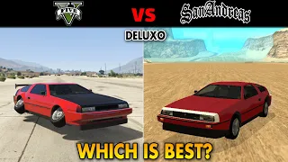 GTA 5 VS GTA SA WHICH IS BEST:DELUXO