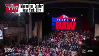 The Undertaker Returns to Raw 23-01-2018...Monday night Raw 25th Anniversary