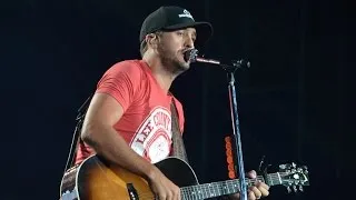 Luke Bryan Falls Off Stage… Again