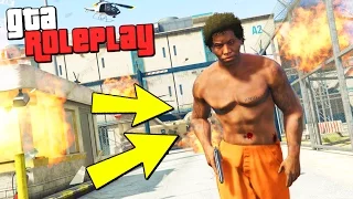 GTA 5 RP ПОЛИЦЕЙСКАЯ ПОГОНЯ И ПОБЕГ ИЗ ТЮРЬМЫ! (GTA 5 ROLE PLAY)