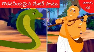 గౌరవనీయమైన మేజిక్ పాము Telugu Stories | Telugu Moral Stories | Telugu Kathalu | Bedtime Stories