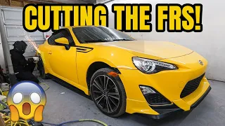 RIP TO THE FRS/BRZ | WIDEBODY INSTALL [FRS BUILD EP. 1]