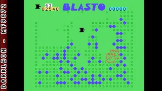 TI-99/4A - Blasto © 1980 Milton Bradley - Gameplay