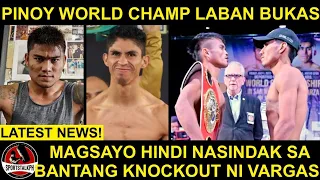 Magsayo SAGOT sa banta ni Vargas na KNOCKOUT aabutin niya! | Pinoy World Champ LABAN Bukas!