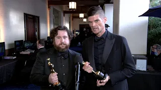 Oscars 2021- Will McCormack and Michael Govier Backstage | ScreenSlam