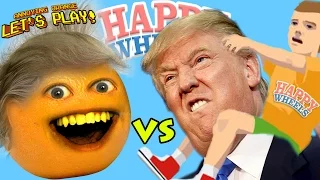 Annoying Orange Plays - HAPPY WHEELS: Donald Trump