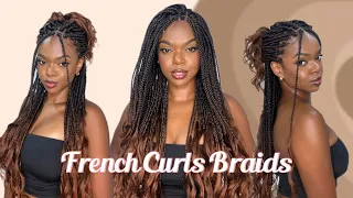 Aprenda a fazer French Curls Braids | Fibra Boho Curl Cherey