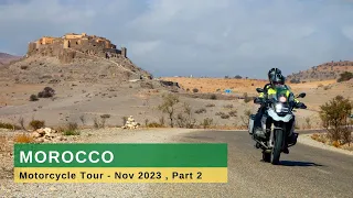 Morocco Motorcycle Tour Part 2