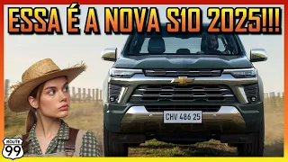 FOI REVELADA A NOVA CHEVROLET S10 2025!!! MAIS DO MESMO?