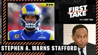 Stephen A.'s warning to Matthew Stafford: 'Don't lose to Jimmy Garoppolo' 😏😬 | First Take