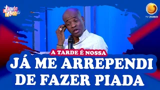 Humorista fala do seu projecto Quarta Quente | A tarde é nossa | TV ZIMBO