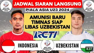 INDONESIA vs UZBEKISTAN Live RCTI - Piala Asia u23 2024 - Skuad Timnas INDONESIA