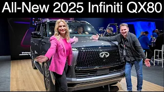 All-New 2025 Infiniti QX80 first look // Look out Cadillac and Lincoln!