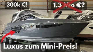 Deutscher (52) schockiert Luxusyacht Industrie: CUSTOM Yacht ab 300k €. Cobrey Yachts 33 HT 2024