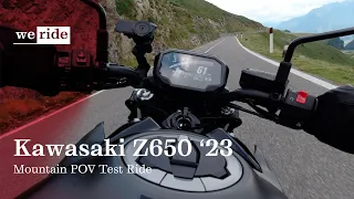 Kawasaki Z650 2023 | Mountain POV Test Ride