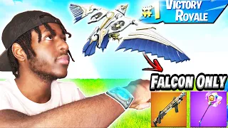 Using Only Falcon Loot to Win | Fortnite