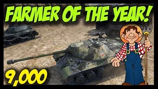 ► World of Tanks: Godlike IS-3 - 9,000 Damage - Farmer of The Year!