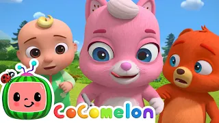 Hi-Five Song 👏 | COCOMELON FANTASY ANIMALS 🍉 | Lullabies & Nursery Rhymes for Kids