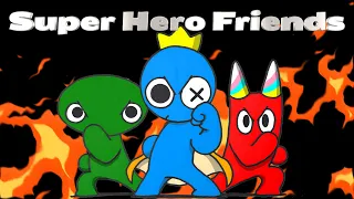 Super Hero Friends‼️Future of Rainbow Friends + Garten of Banban? Friendship Animation Compilation🤩
