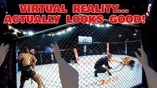 What watching MMA in VR looks like..