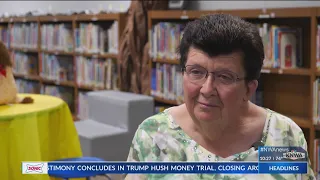 WATCH: Community celebrates Gravette teacher's retirement after 54 years on the job