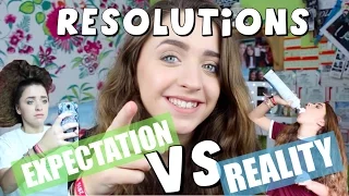 New Years Resolutions Expectation VS Reality | Bambinobecky