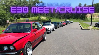 Quick recap of the New England E30 Meet/Cruise + cops! I break out my e30 for the first time.