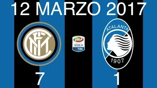 Inter-Atalanta 7-1 #InterPerSempre