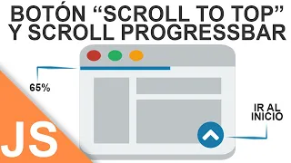 Crear botón "Scroll To Top" + Scroll Progressbar con JavaScript y CSS