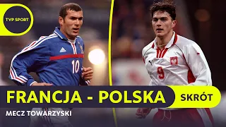 FRANCJA - POLSKA, GOL ZIDANE'A, WSPANIAŁA GRA DUDKA | SKRÓT MECZU (23 LUTEGO 2000)