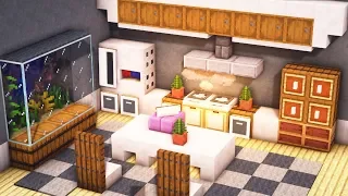 Minecraft - Tutorial to Make a Simple Kitchen!