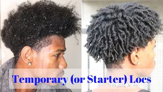 Easy Finger Coils for Natural Men (AKA Temporary or Starter Locs)