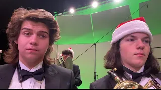 Sleigh ride tenor and bari sax