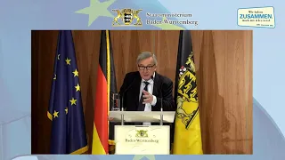 Jean-Claude Juncker hält „Stuttgarter Rede zu Europa“
